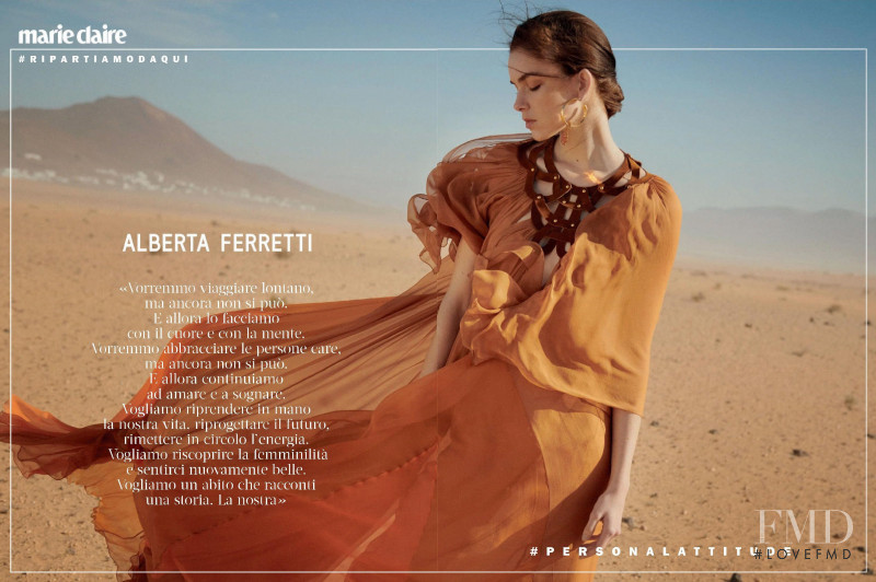 Alberta Ferretti advertisement for Pre-Fall 2020