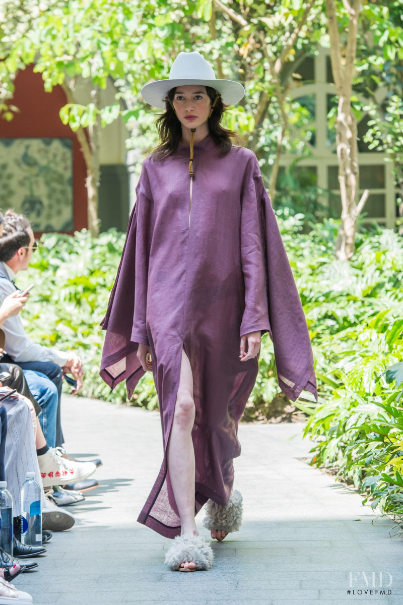 Karime Bribiesca featured in  the Julia Y Renata fashion show for Autumn/Winter 2019