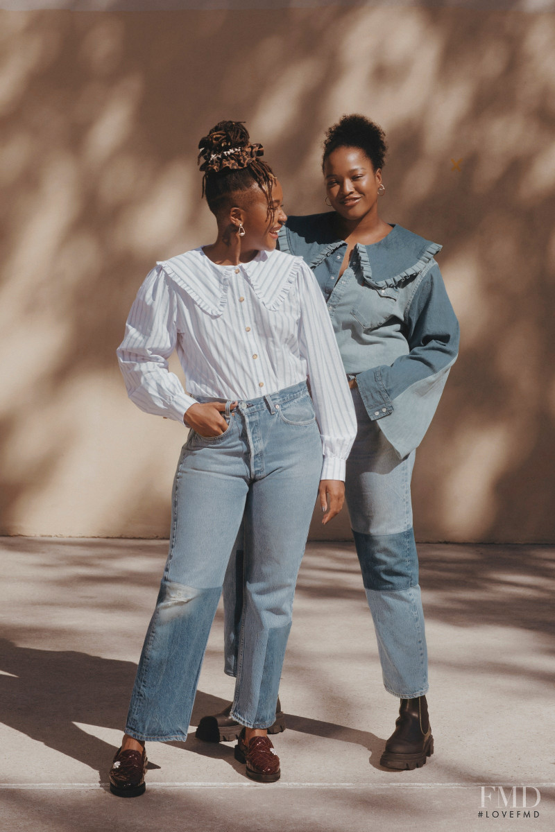 Levi’s Ganni x Levi\'s Love Letter Collection advertisement for Summer 2020