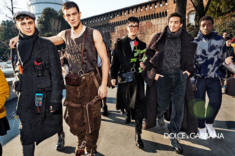 Donovan Santos featured in  the Dolce & Gabbana advertisement for Autumn/Winter 2020