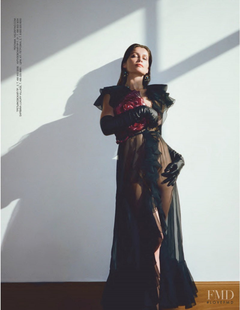 Laetitia Casta featured in  the Valentino Garavani advertisement for Autumn/Winter 2020