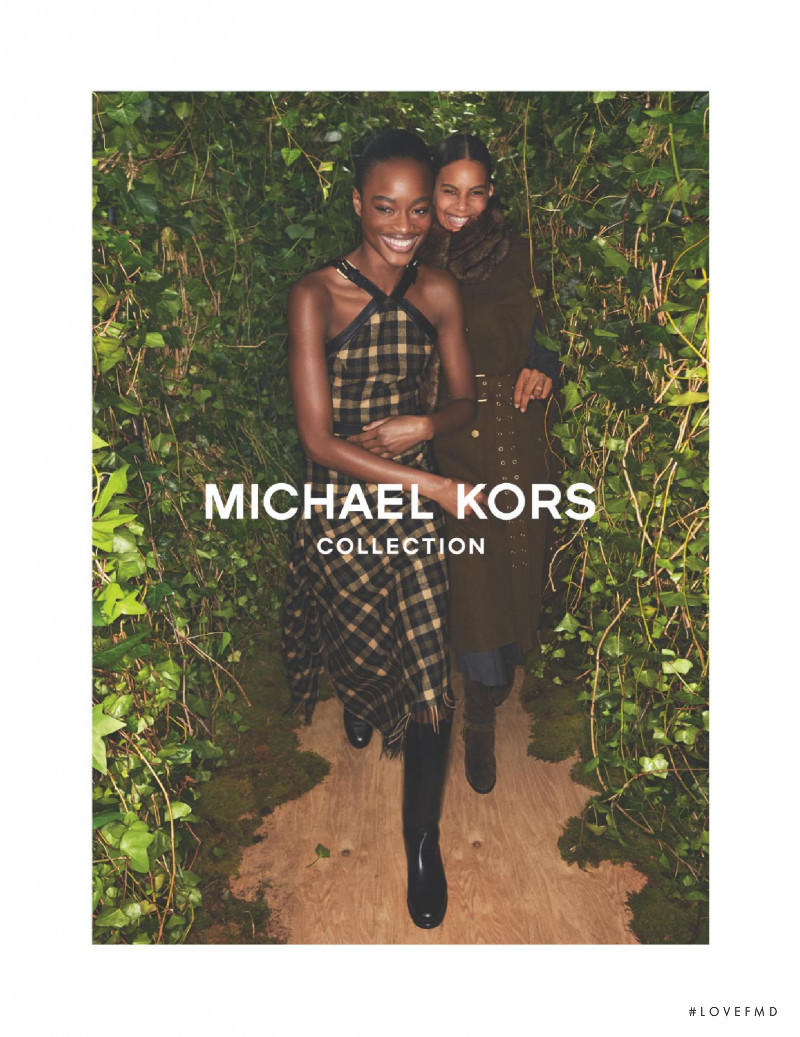 Mayowa Nicholas featured in  the Michael Kors Collection advertisement for Autumn/Winter 2020