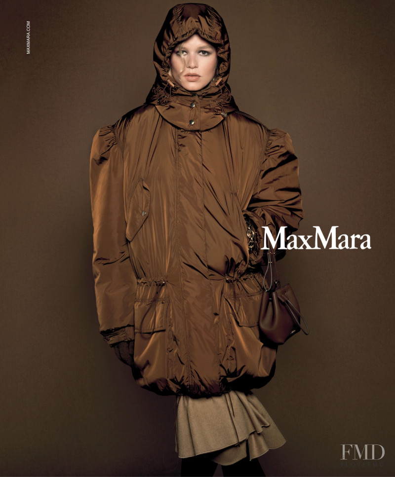 Anna Ewers featured in  the Max Mara advertisement for Autumn/Winter 2020