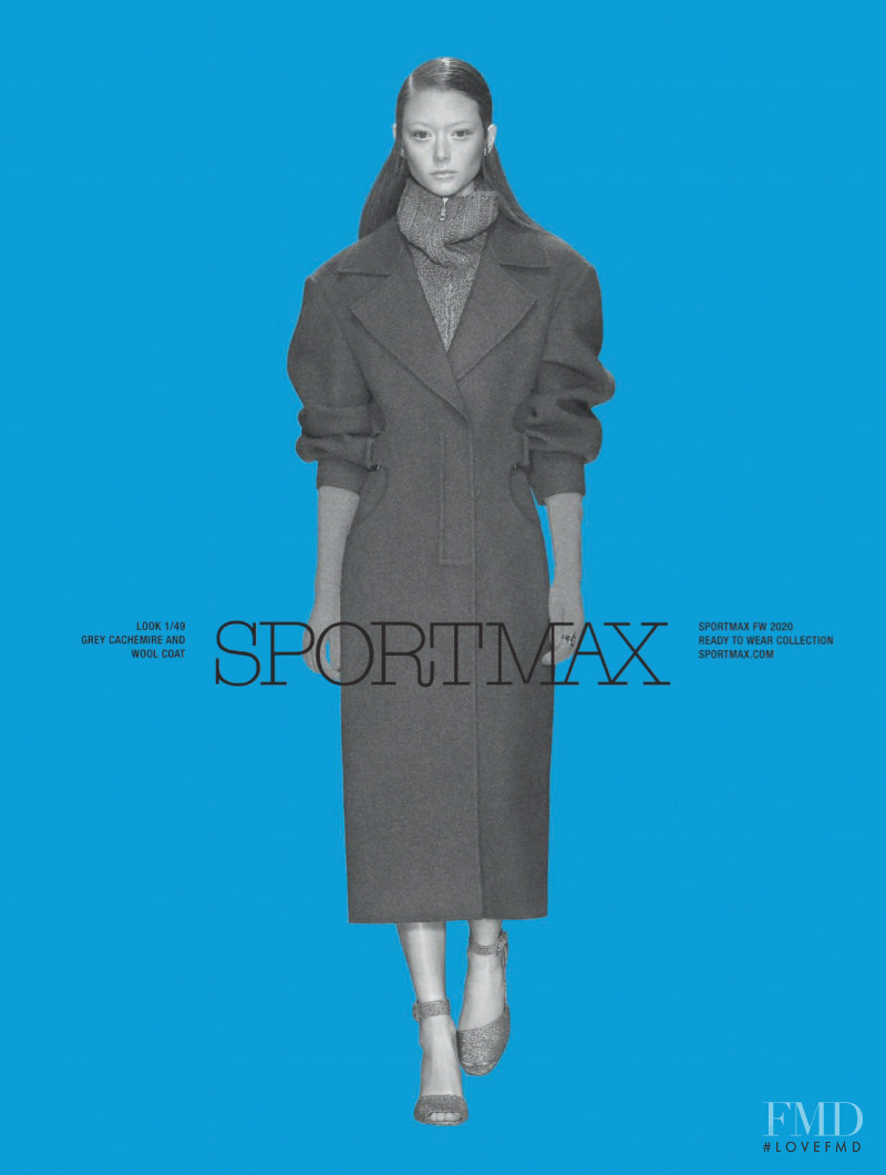 Sportmax advertisement for Autumn/Winter 2020