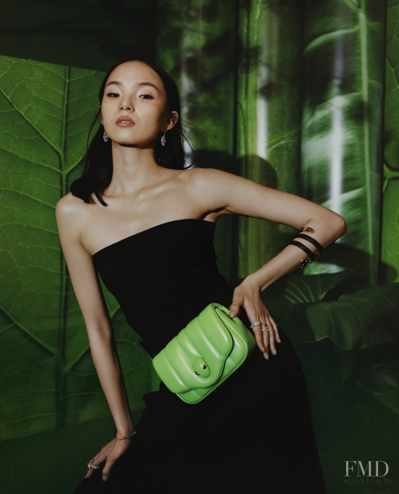 Xiao Wen Ju featured in  the Bulgari Ambush x Bvlgari Capsule Collection advertisement for Summer 2020