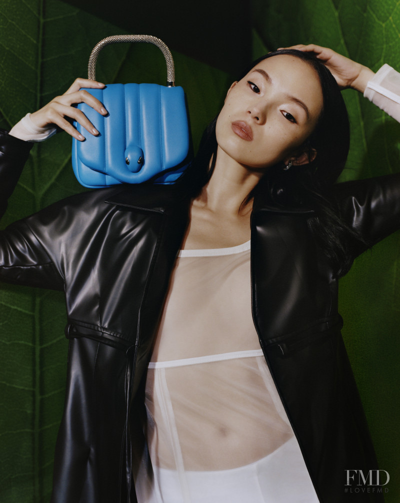 Xiao Wen Ju featured in  the Bulgari Ambush x Bvlgari Capsule Collection advertisement for Summer 2020