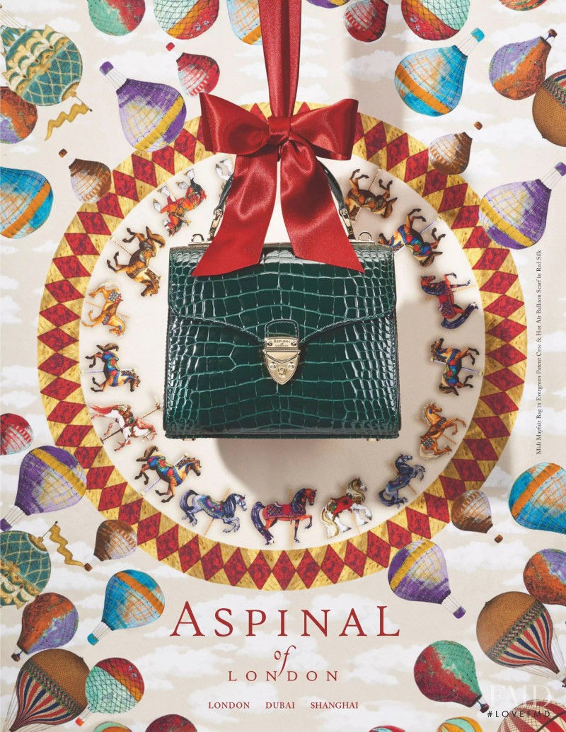 Aspinal of London advertisement for Autumn/Winter 2020