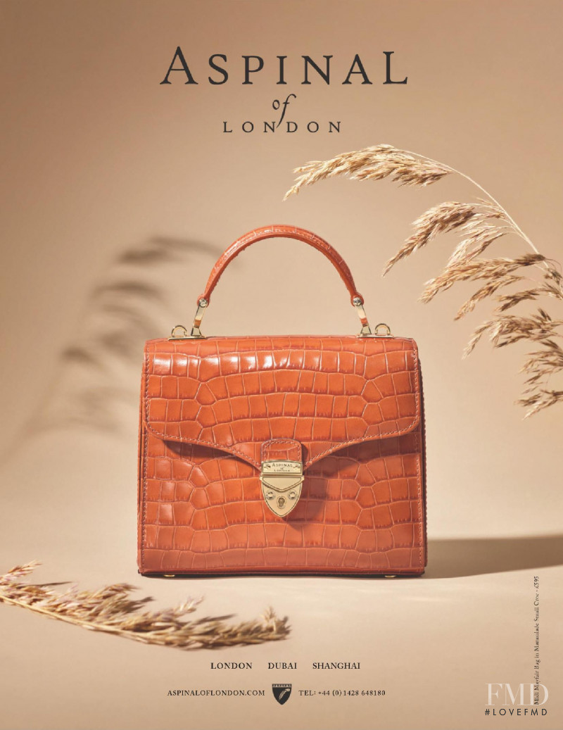 Aspinal of London advertisement for Autumn/Winter 2020