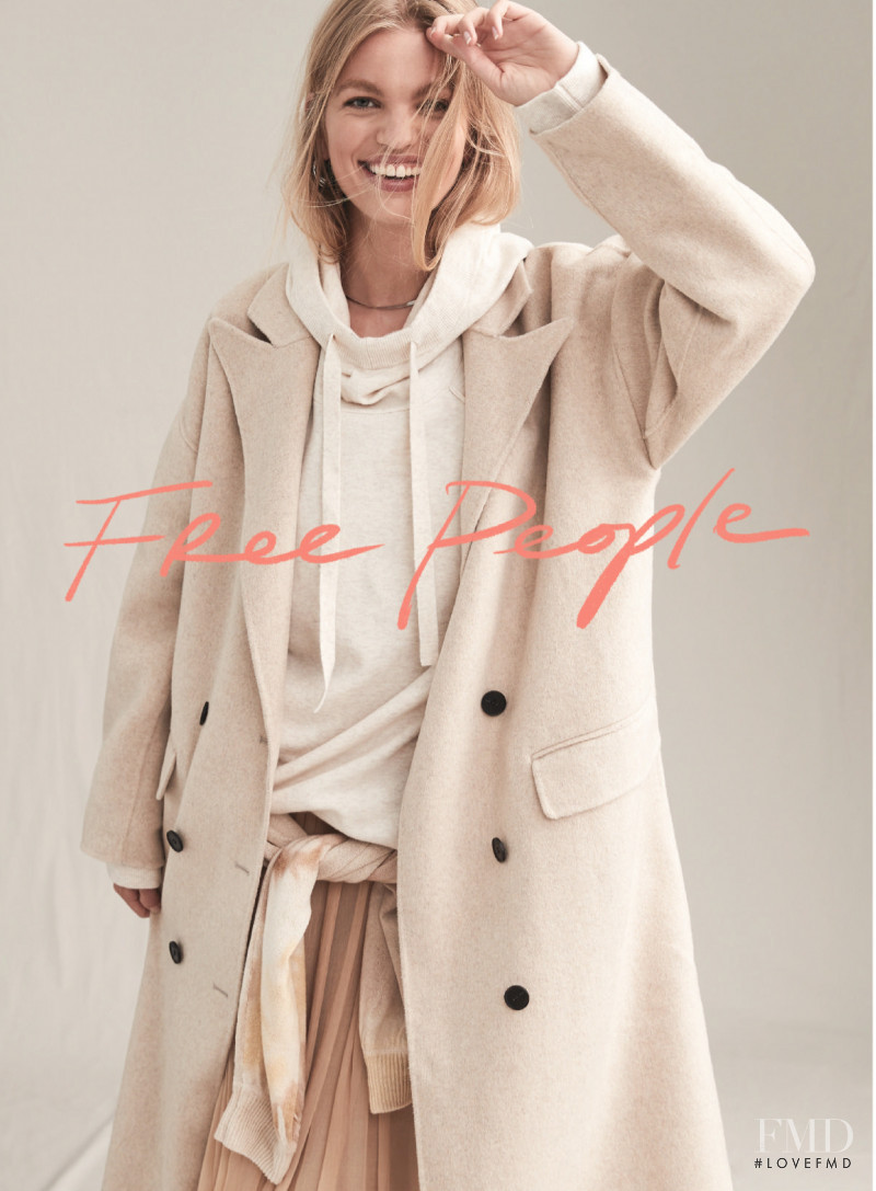 Daphne Groeneveld featured in  the Free People advertisement for Autumn/Winter 2020