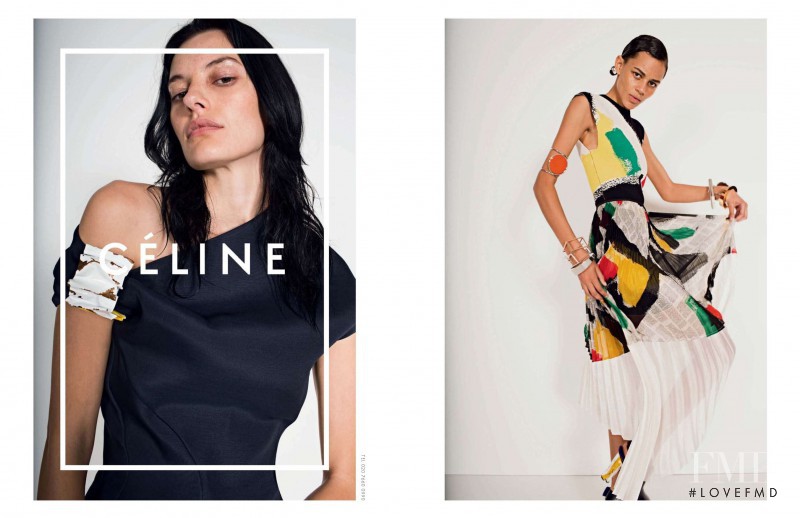 Amanda Murphy featured in  the Celine advertisement for Spring/Summer 2014