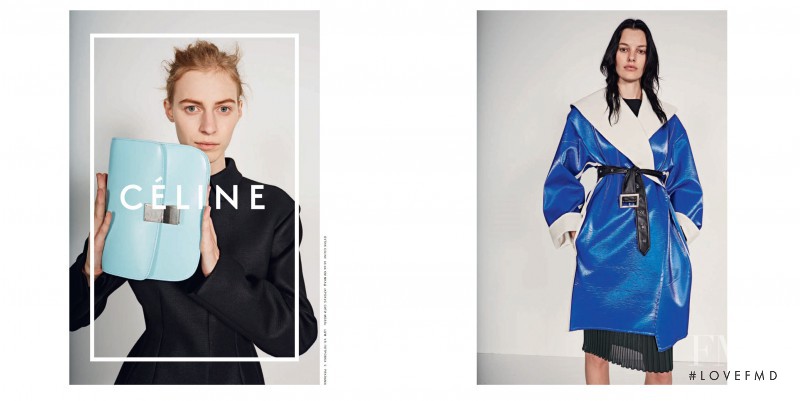 Amanda Murphy featured in  the Celine advertisement for Spring/Summer 2014
