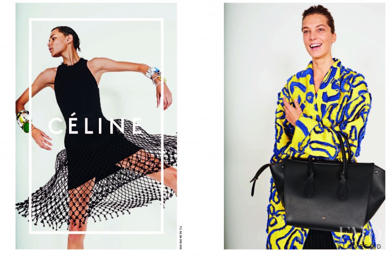 Binx Walton featured in  the Celine advertisement for Spring/Summer 2014