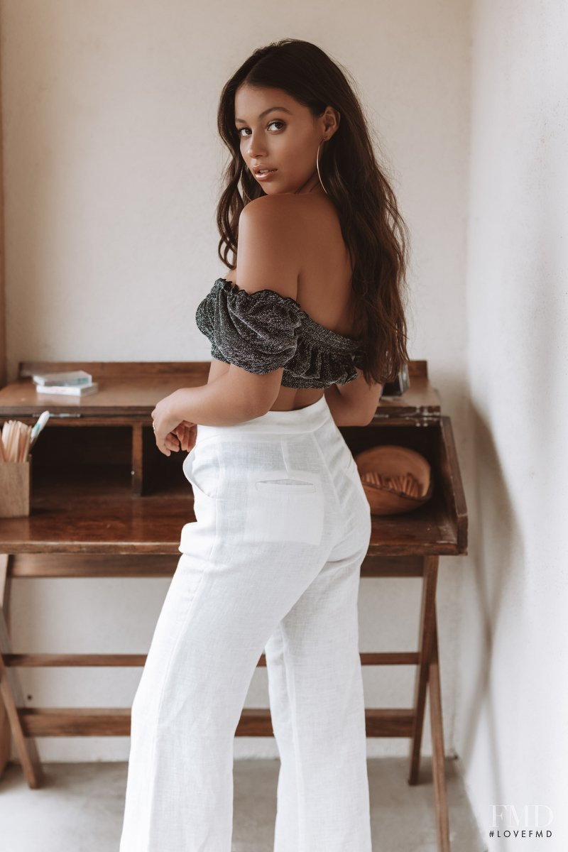 Fiona Barron featured in  the Gooseberry advertisement for Summer 2019