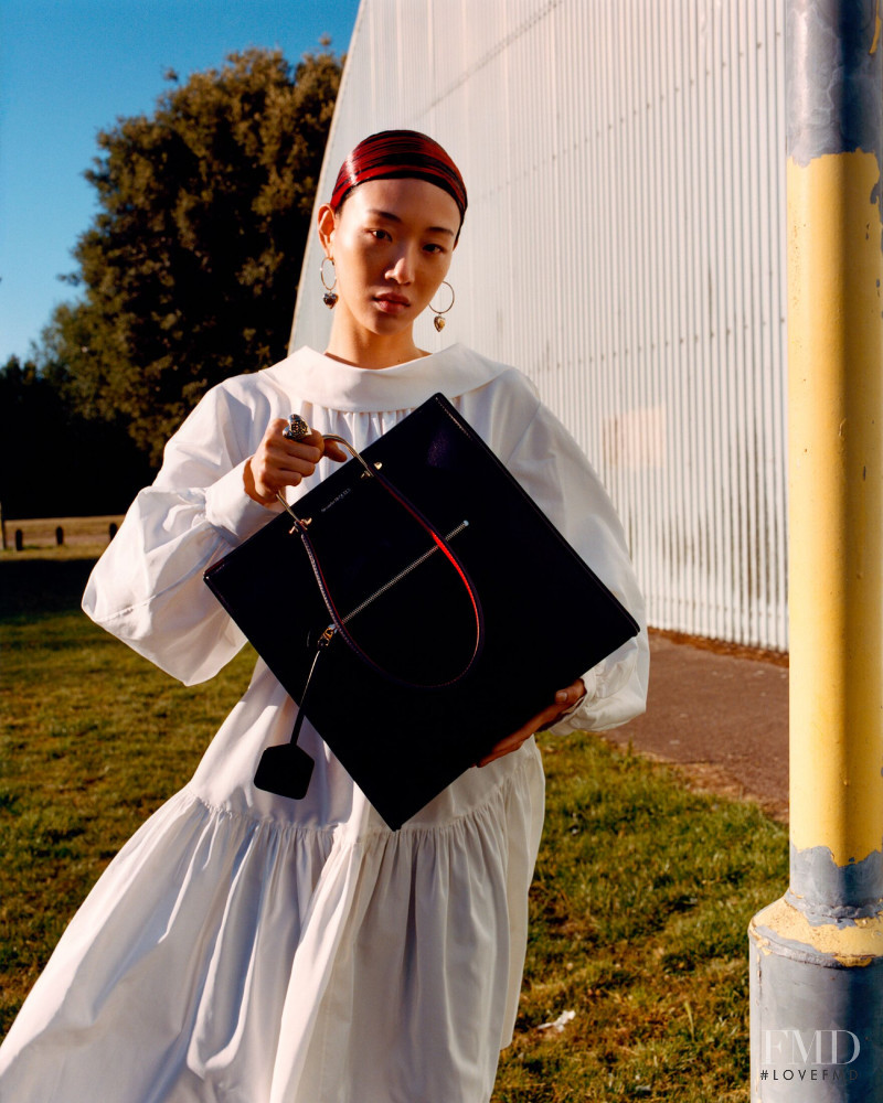 So Ra Choi featured in  the Alexander McQueen advertisement for Autumn/Winter 2020