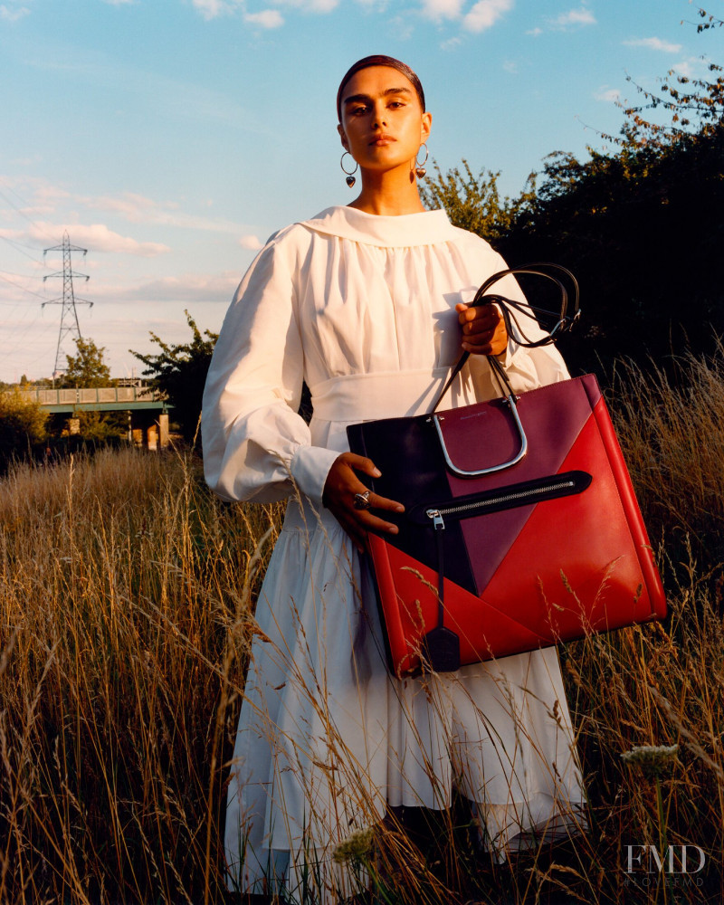 Jill Kortleve featured in  the Alexander McQueen advertisement for Autumn/Winter 2020