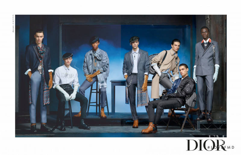 Ludwig Wilsdorff featured in  the Dior Homme advertisement for Autumn/Winter 2020