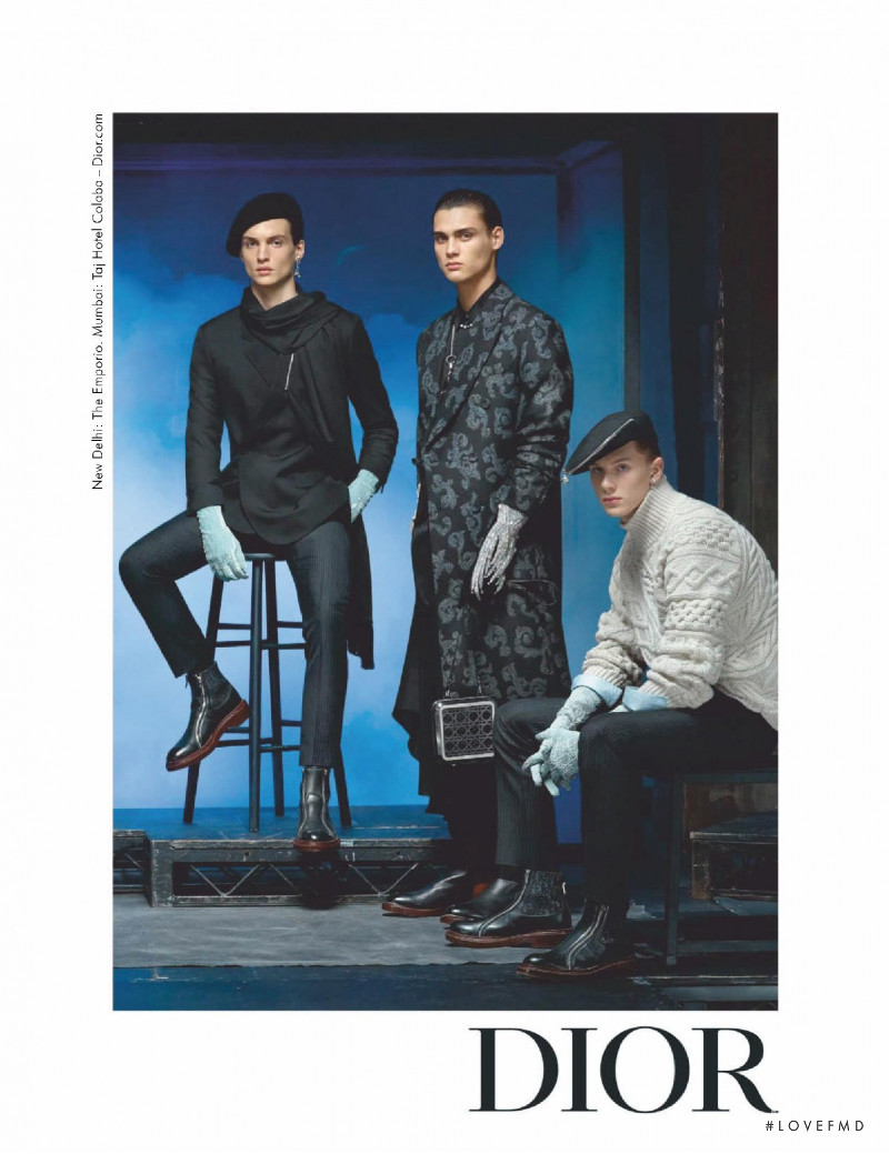 Lucas El Bali featured in  the Dior Homme advertisement for Autumn/Winter 2020