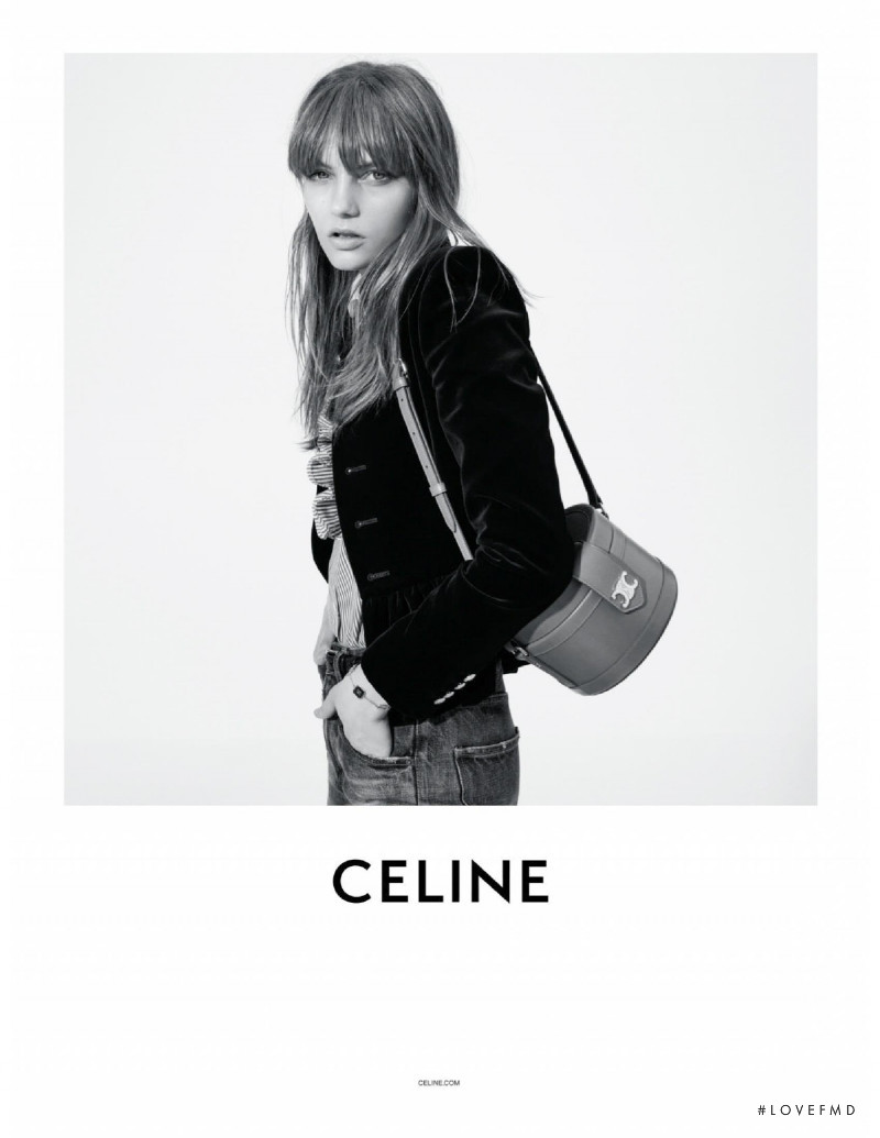 Fran Summers featured in  the Celine advertisement for Autumn/Winter 2020