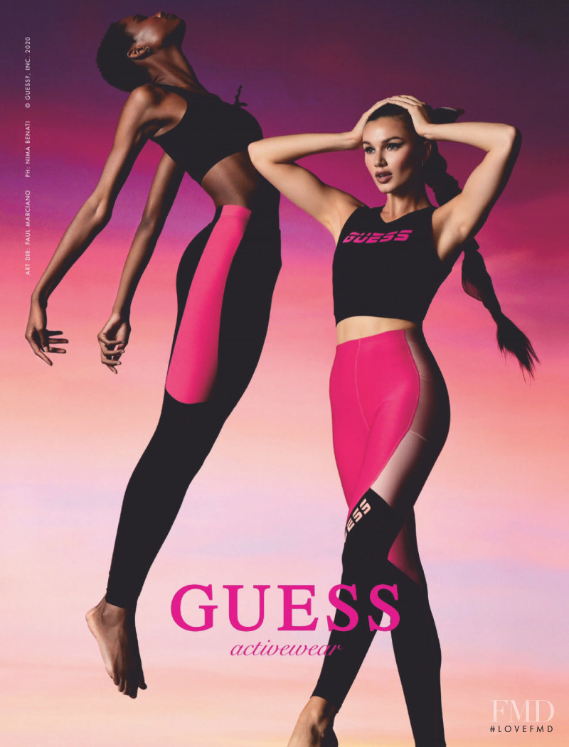 Guess Activewear advertisement for Autumn/Winter 2020