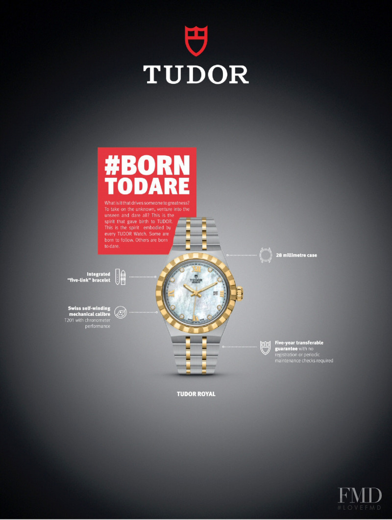 Tudor advertisement for Autumn/Winter 2020