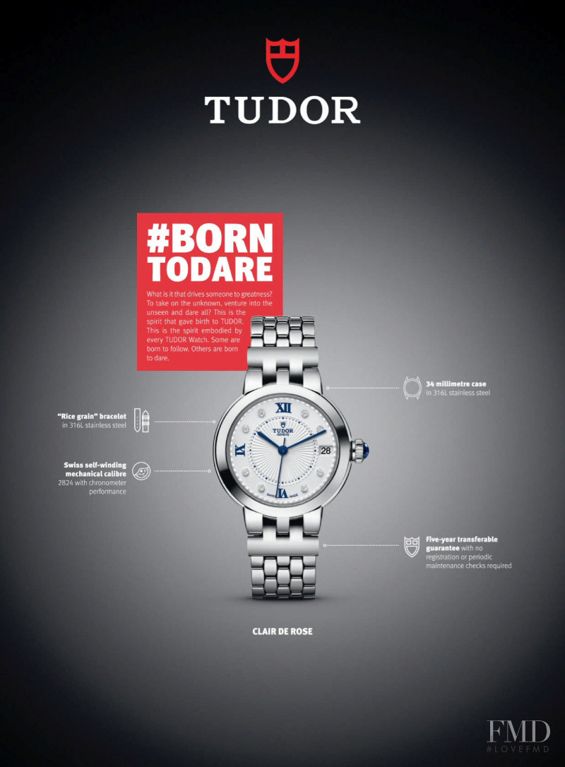 Tudor advertisement for Autumn/Winter 2020