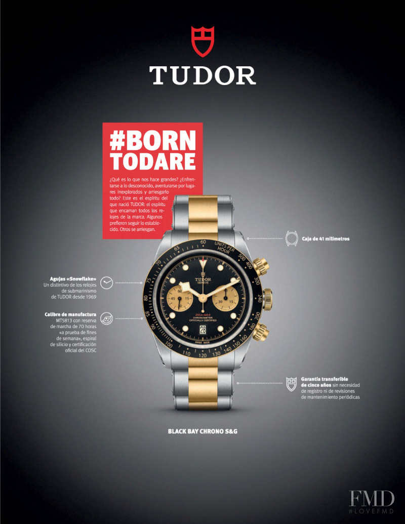 Tudor advertisement for Autumn/Winter 2020