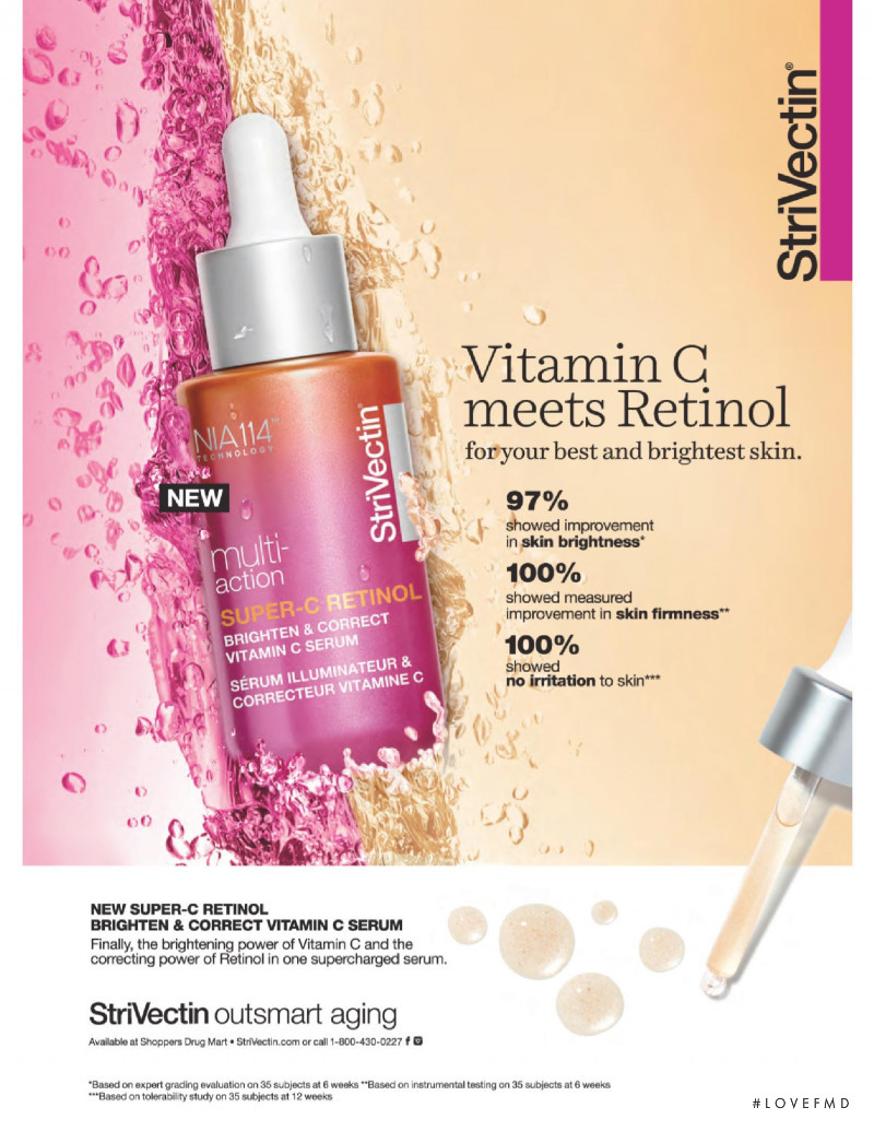 StriVectin advertisement for Autumn/Winter 2020