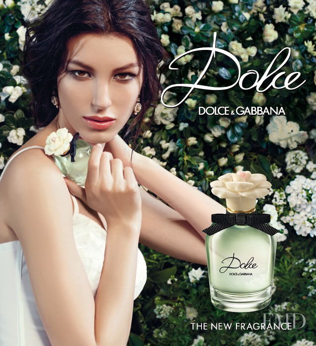 Kate King featured in  the Dolce & Gabbana Fragrance Dolce  advertisement for Spring/Summer 2014