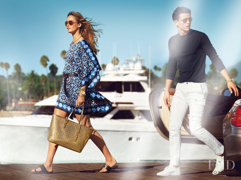 Karmen Pedaru featured in  the Michael Kors Collection advertisement for Spring/Summer 2014