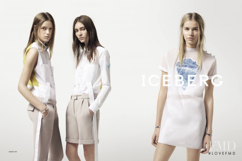 Esther Heesch featured in  the Iceberg advertisement for Spring/Summer 2014