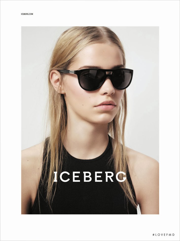 Kirstin Kragh Liljegren featured in  the Iceberg advertisement for Spring/Summer 2014