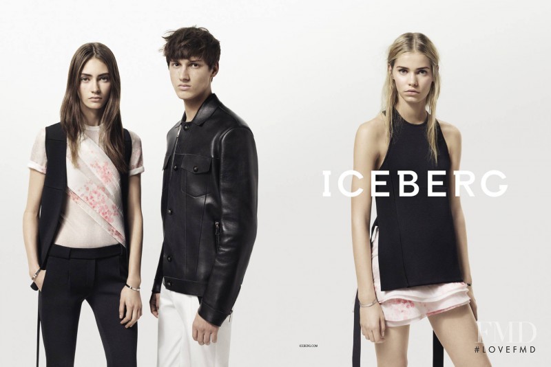 Kirstin Kragh Liljegren featured in  the Iceberg advertisement for Spring/Summer 2014