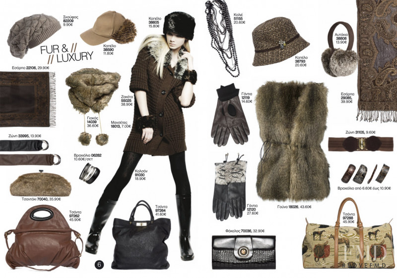 Daria Zhemkova featured in  the Achilleas lookbook for Autumn/Winter 2009