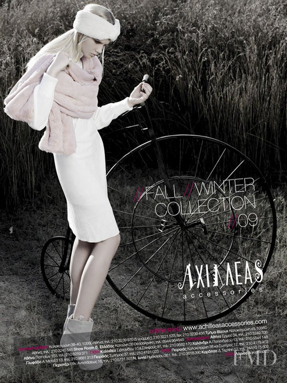 Daria Zhemkova featured in  the Achilleas lookbook for Autumn/Winter 2009