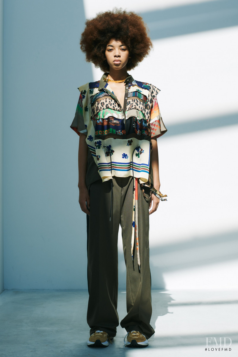 Sacai lookbook for Resort 2021