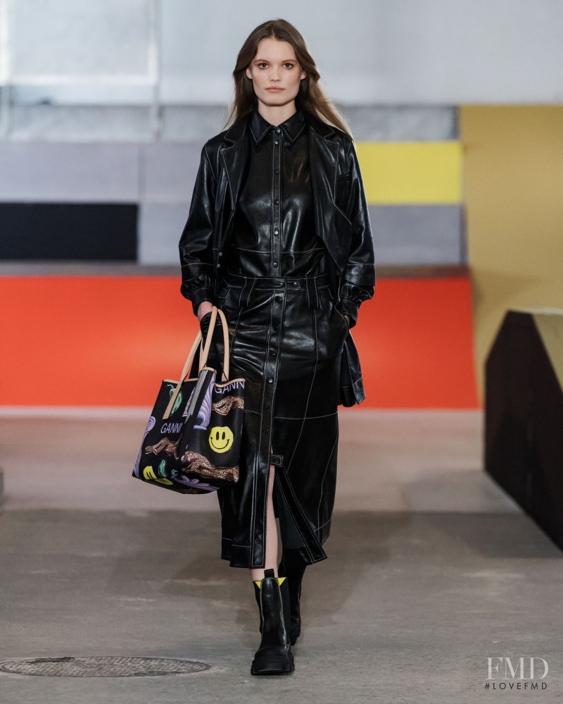 Elsemarie Riis featured in  the Ganni fashion show for Autumn/Winter 2020