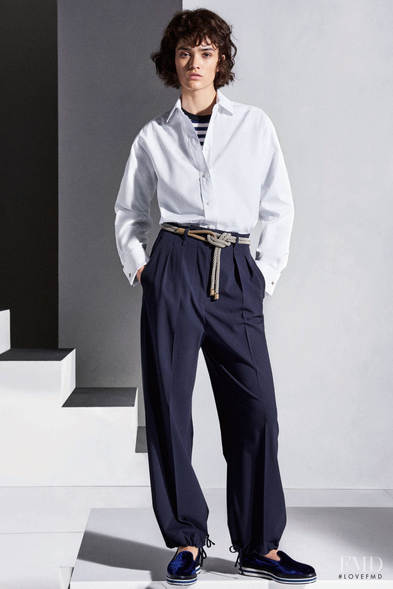 Alexandra Maria Micu featured in  the Max Mara lookbook for Resort 2018