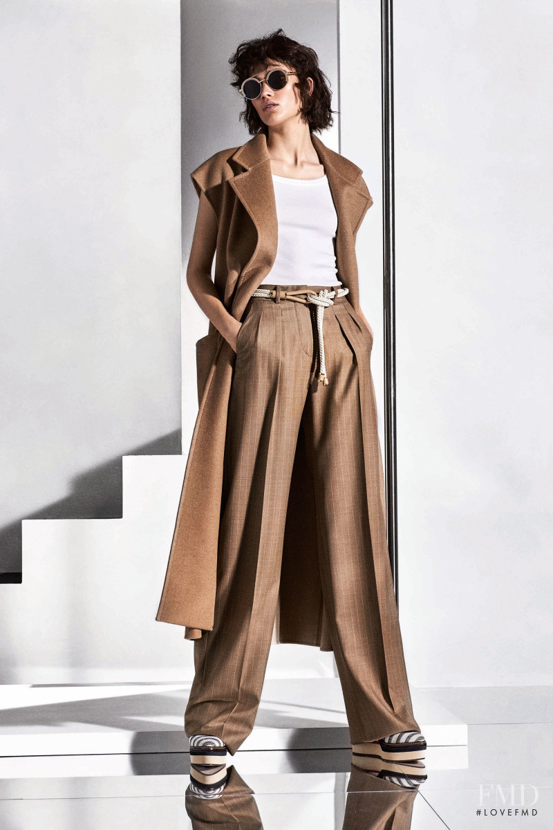 Alexandra Maria Micu featured in  the Max Mara lookbook for Resort 2018