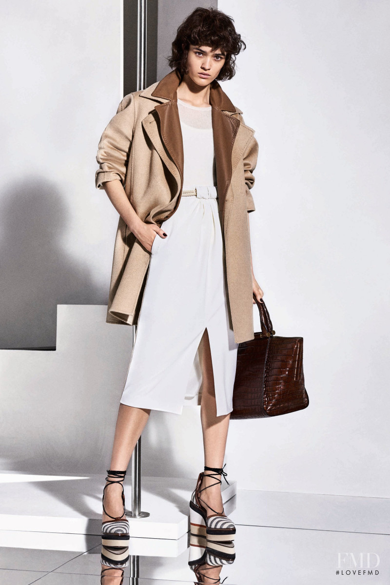 Alexandra Maria Micu featured in  the Max Mara lookbook for Resort 2018