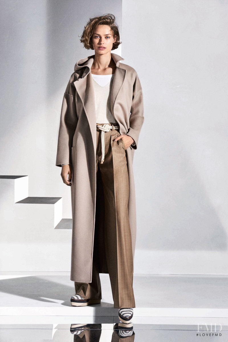 Birgit Kos featured in  the Max Mara lookbook for Resort 2018