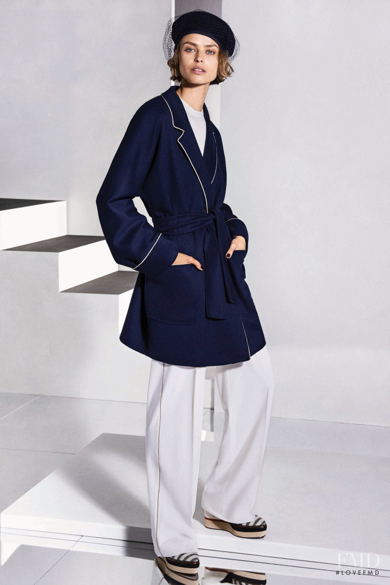 Birgit Kos featured in  the Max Mara lookbook for Resort 2018