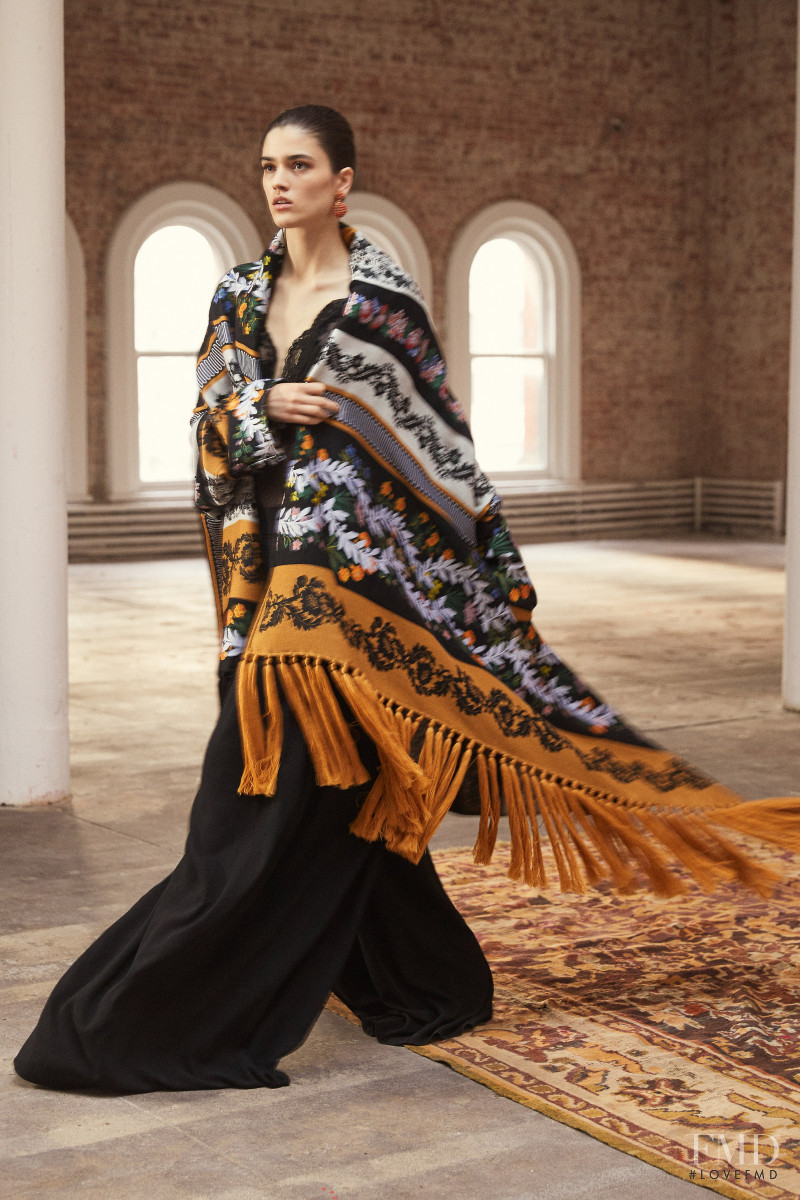 Alexandra Maria Micu featured in  the Oscar de la Renta lookbook for Pre-Fall 2019