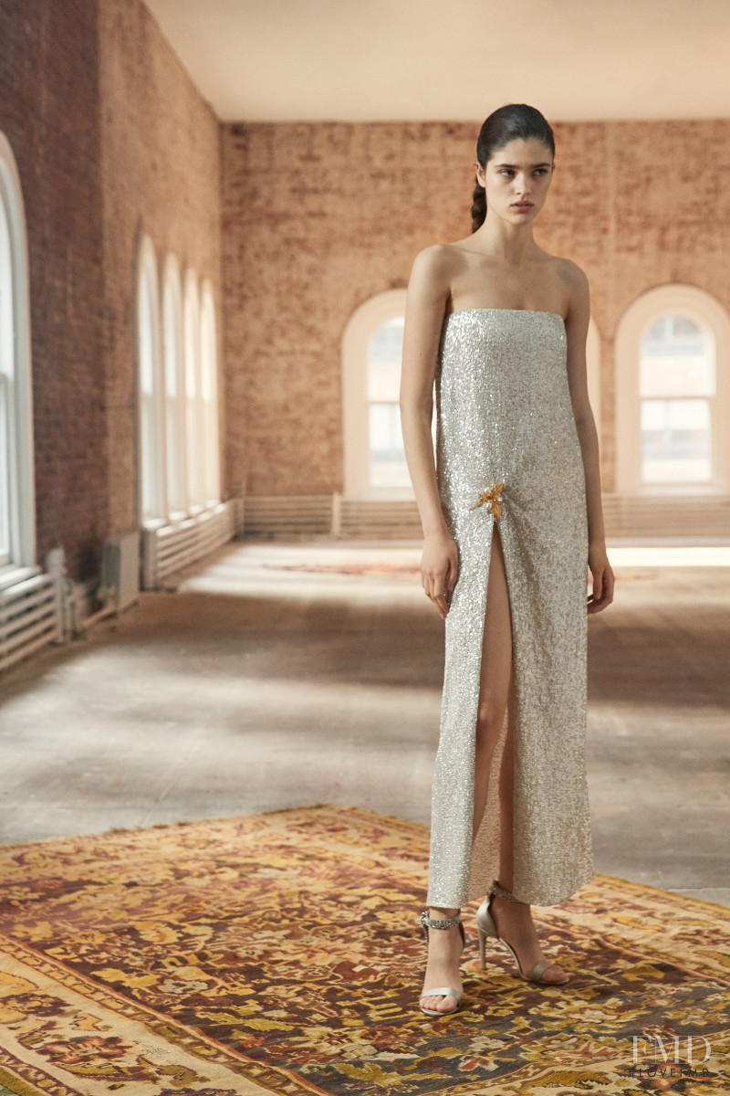 Alexandra Maria Micu featured in  the Oscar de la Renta lookbook for Pre-Fall 2019