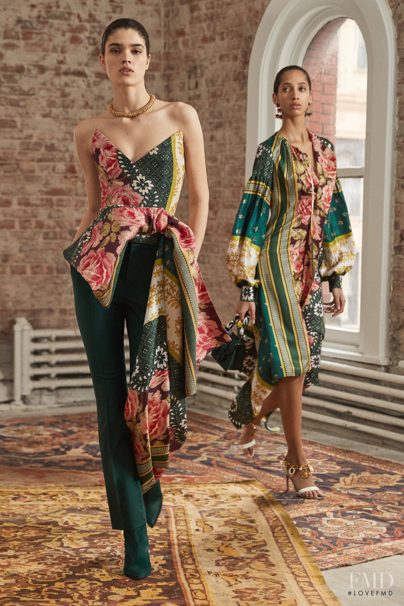 Alexandra Maria Micu featured in  the Oscar de la Renta lookbook for Pre-Fall 2019