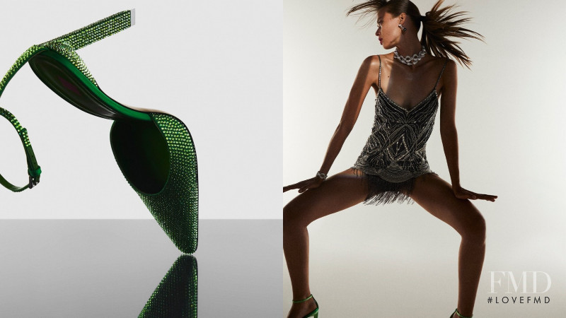 Birgit Kos featured in  the The Attico It\'s Just a Dance advertisement for Autumn/Winter 2020