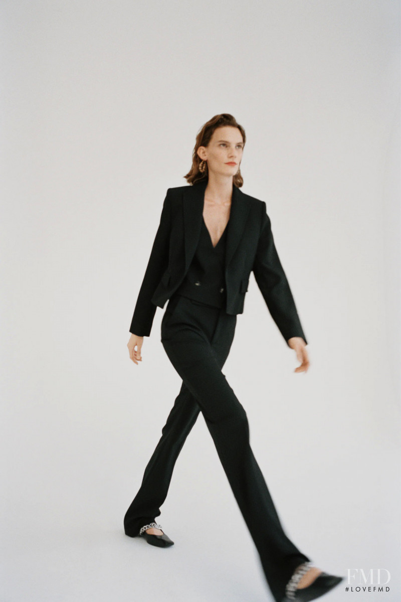 Lena Hardt featured in  the Zara lookbook for Fall 2020