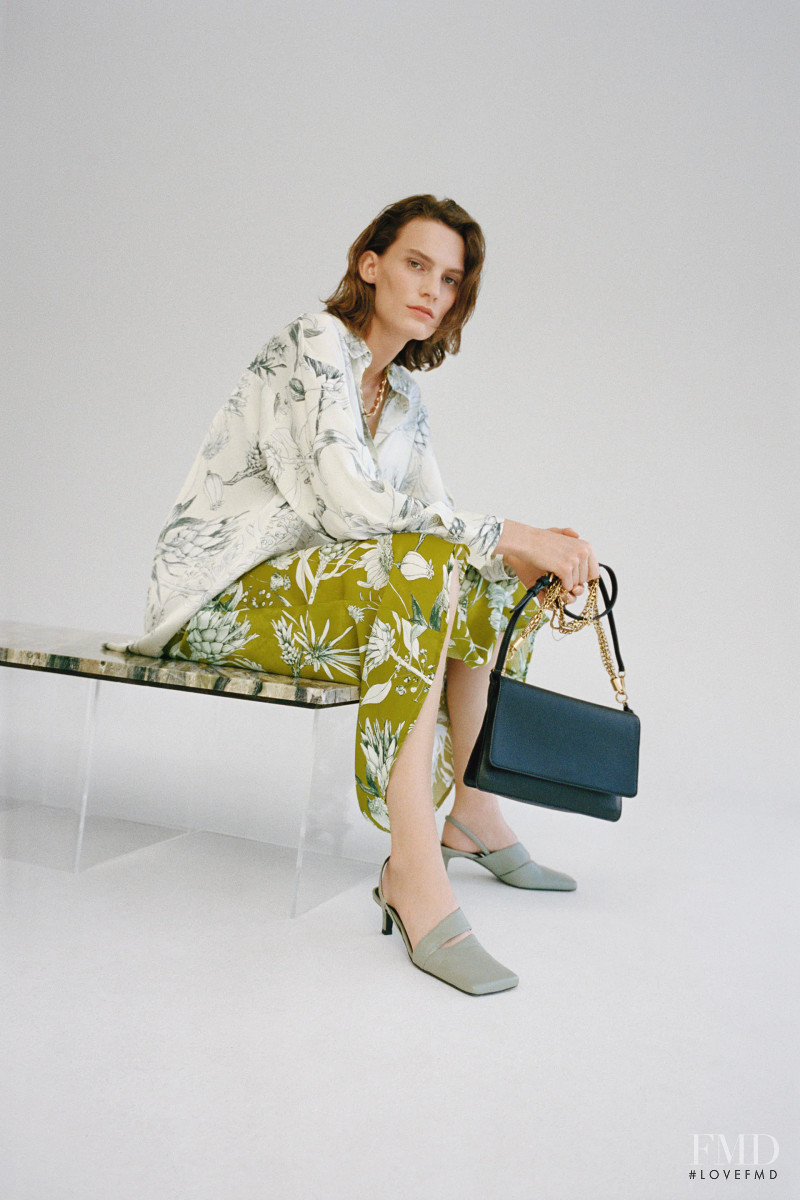 Lena Hardt featured in  the Zara lookbook for Fall 2020