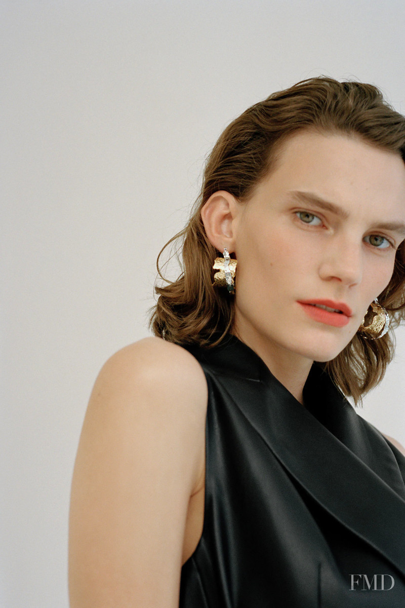 Lena Hardt featured in  the Zara lookbook for Fall 2020