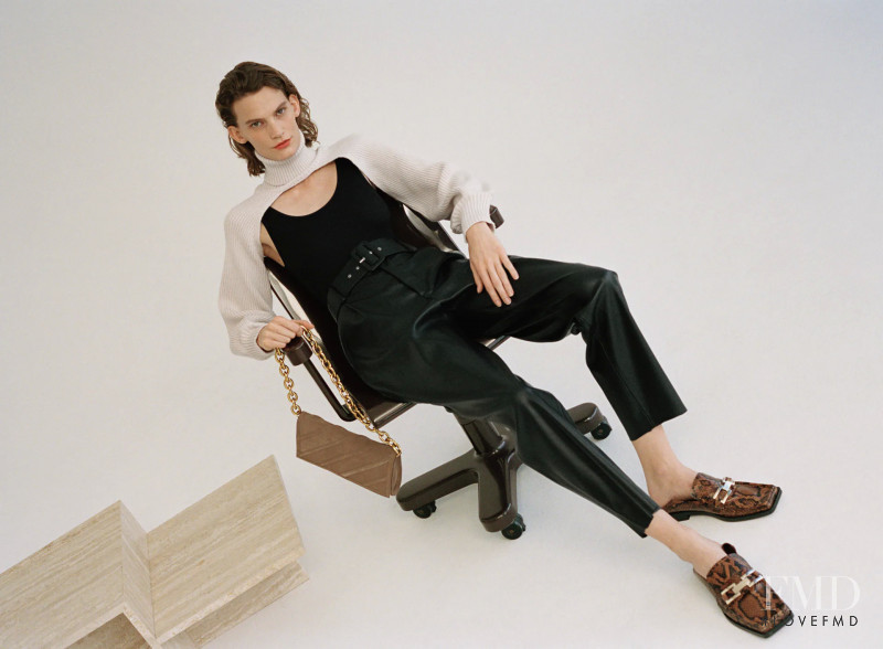 Lena Hardt featured in  the Zara lookbook for Fall 2020