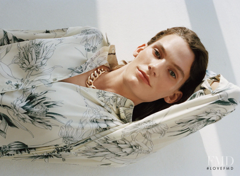 Lena Hardt featured in  the Zara lookbook for Fall 2020